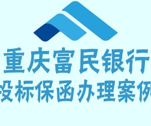 重庆富民银行电子投标保函